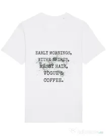 Tricou STANLEY STELLA barbat Early mornings Alb