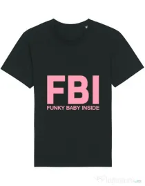Tricou STANLEY STELLA barbat Funky baby inside Negru