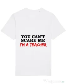 Tricou STANLEY STELLA barbat I'm a teacher Alb