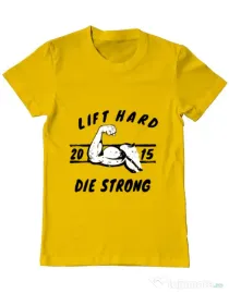 Tricou ADLER barbat Lift hard Galben