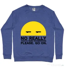 Bluza ADLER barbat No really Albastru melanj
