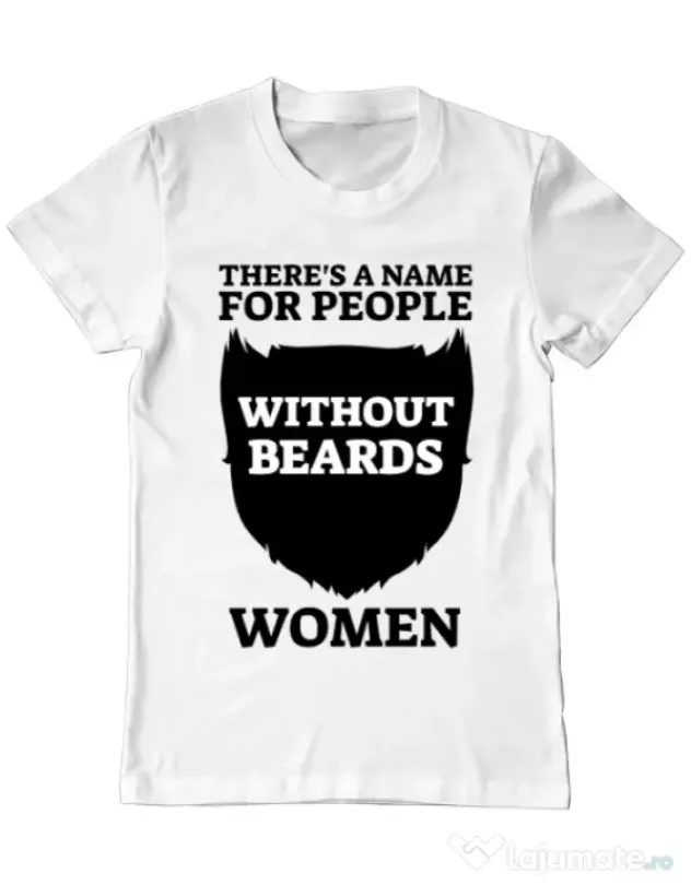 Tricou ADLER barbat People without beards Alb