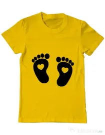 Tricou ADLER barbat Picioruse Galben