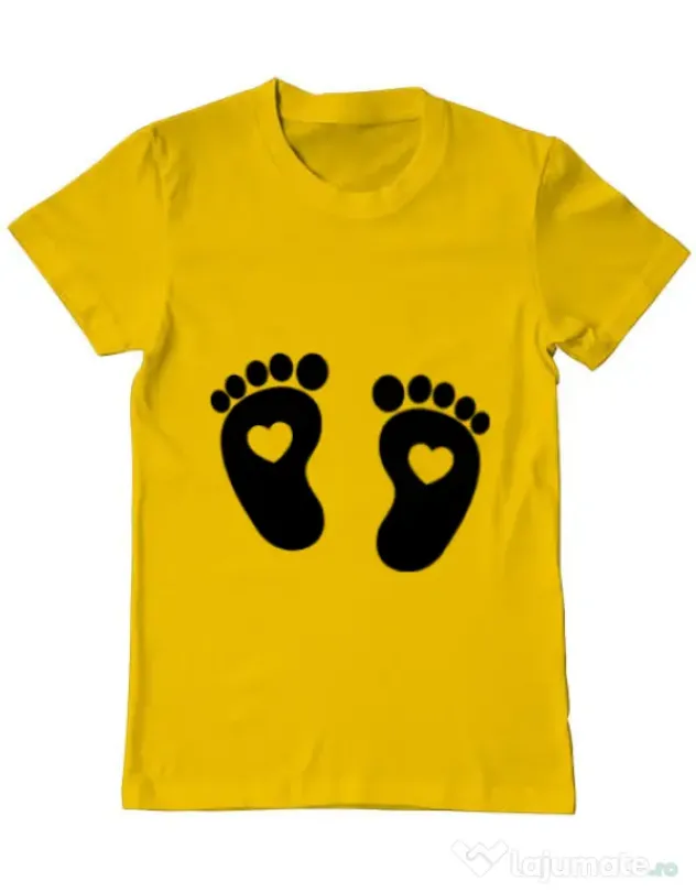 Tricou ADLER barbat Picioruse Galben