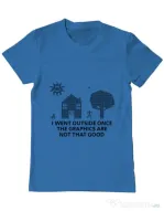 Tricou ADLER barbat Reality graphics Albastru azuriu