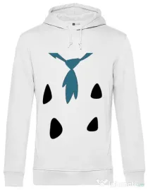 Hoodie barbat cu gluga Flinstone costume Alb