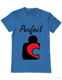Tricou ADLER barbat Perfect match 1 Albastru azuriu