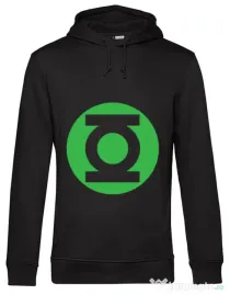 Hoodie barbat cu gluga Green lantern Negru