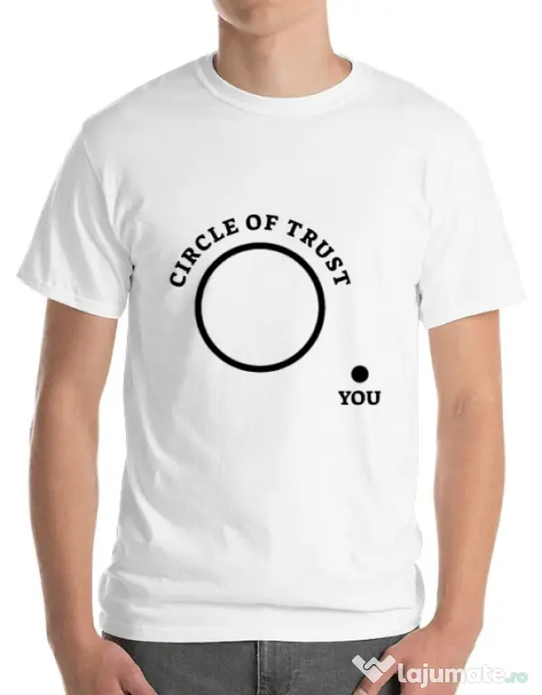 Tricou ADLER barbat Circle of trust Alb
