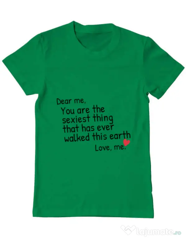 Tricou ADLER barbat Dear me Verde mediu