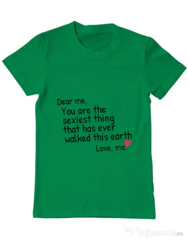 Tricou ADLER barbat Dear me Verde mediu
