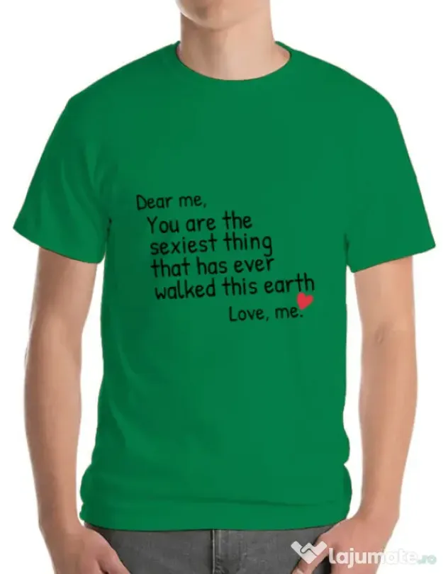 Tricou ADLER barbat Dear me Verde mediu