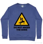 Bluza ADLER barbat Do not anger the gods Albastru melanj