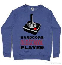 Bluza ADLER barbat Hardcore player Albastru melanj