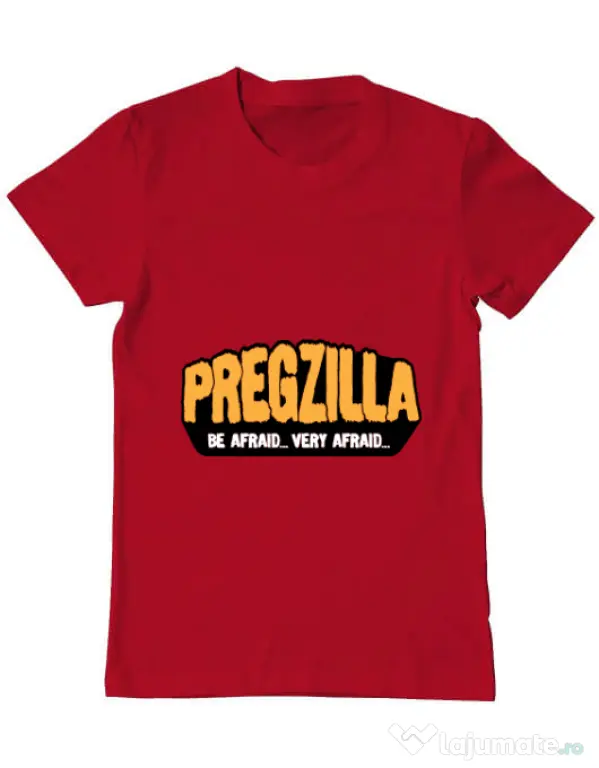 Tricou ADLER barbat Pregzilla Rosu