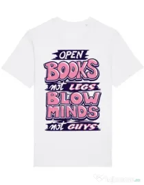 Tricou STANLEY STELLA barbat Open books Alb