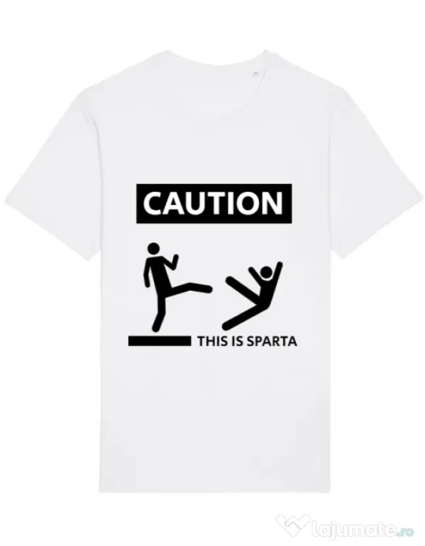Tricou STANLEY STELLA barbat This is Sparta Alb