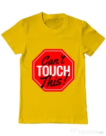Tricou ADLER barbat Can’t touch this Galben