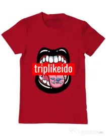 Tricou ADLER barbat Trip like I do Rosu