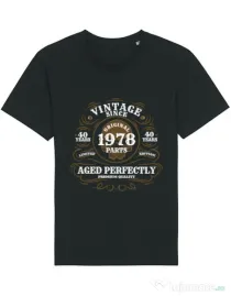 Tricou STANLEY STELLA barbat Vintage since Negru