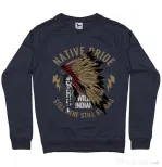 Bluza ADLER barbat Native pride Denim inchis