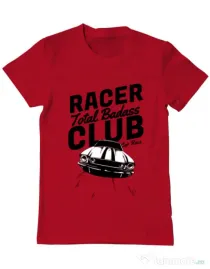 Tricou ADLER barbat Total badass Rosu
