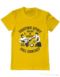 Tricou ADLER barbat Kick boxing Galben
