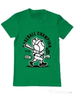 Tricou ADLER barbat Baseball Champion Verde mediu