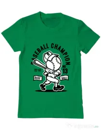 Tricou ADLER barbat Baseball Champion Verde mediu