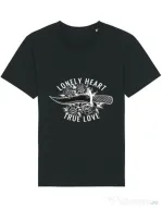 Tricou STANLEY STELLA barbat Lonely heart Negru