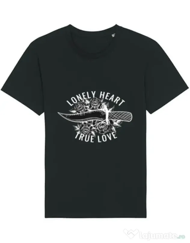 Tricou STANLEY STELLA barbat Lonely heart Negru