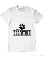 Tricou ADLER barbat The dogfather Alb