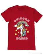 Tricou ADLER barbat Unicorn squad Rosu