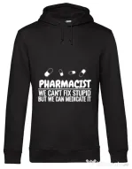 Hoodie barbat cu gluga Pharmacist Negru
