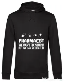Hoodie barbat cu gluga Pharmacist Negru