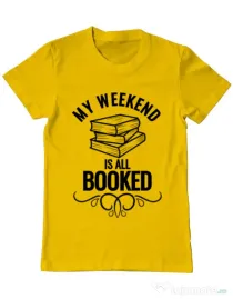 Tricou ADLER barbat All booked Galben