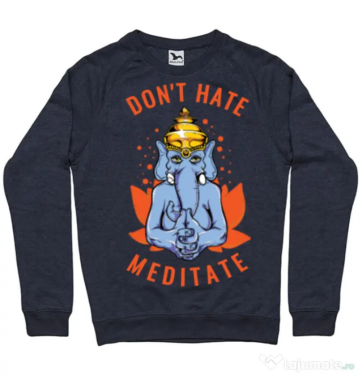 Bluza ADLER barbat Don’t hate Denim inchis