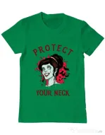 Tricou ADLER barbat Protect your neck Verde mediu