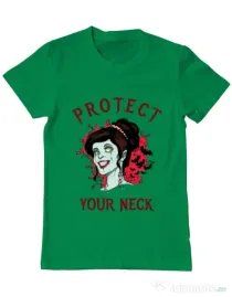 Tricou ADLER barbat Protect your neck Verde mediu
