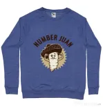 Bluza ADLER barbat Number Juan Albastru melanj