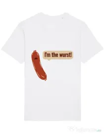 Tricou STANLEY STELLA barbat I’m the wurst Alb