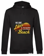 Hoodie barbat cu gluga Shady beach Negru