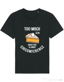 Tricou STANLEY STELLA barbat Too much pie Negru