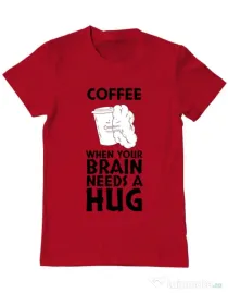 Tricou ADLER barbat Coffee Rosu