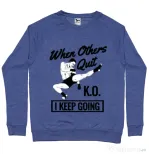 Bluza ADLER barbat I keep going Albastru melanj