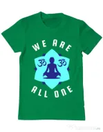 Tricou ADLER barbat We are all one Verde mediu