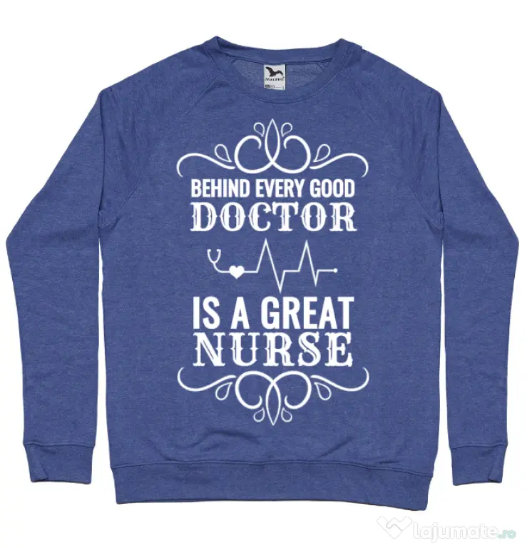 Bluza ADLER barbat Great nurse Albastru melanj