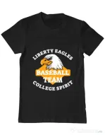 Tricou ADLER barbat Liberty eagles Negru