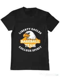 Tricou ADLER barbat Liberty eagles Negru