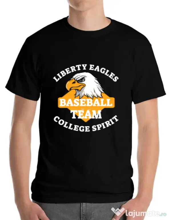 Tricou ADLER barbat Liberty eagles Negru
